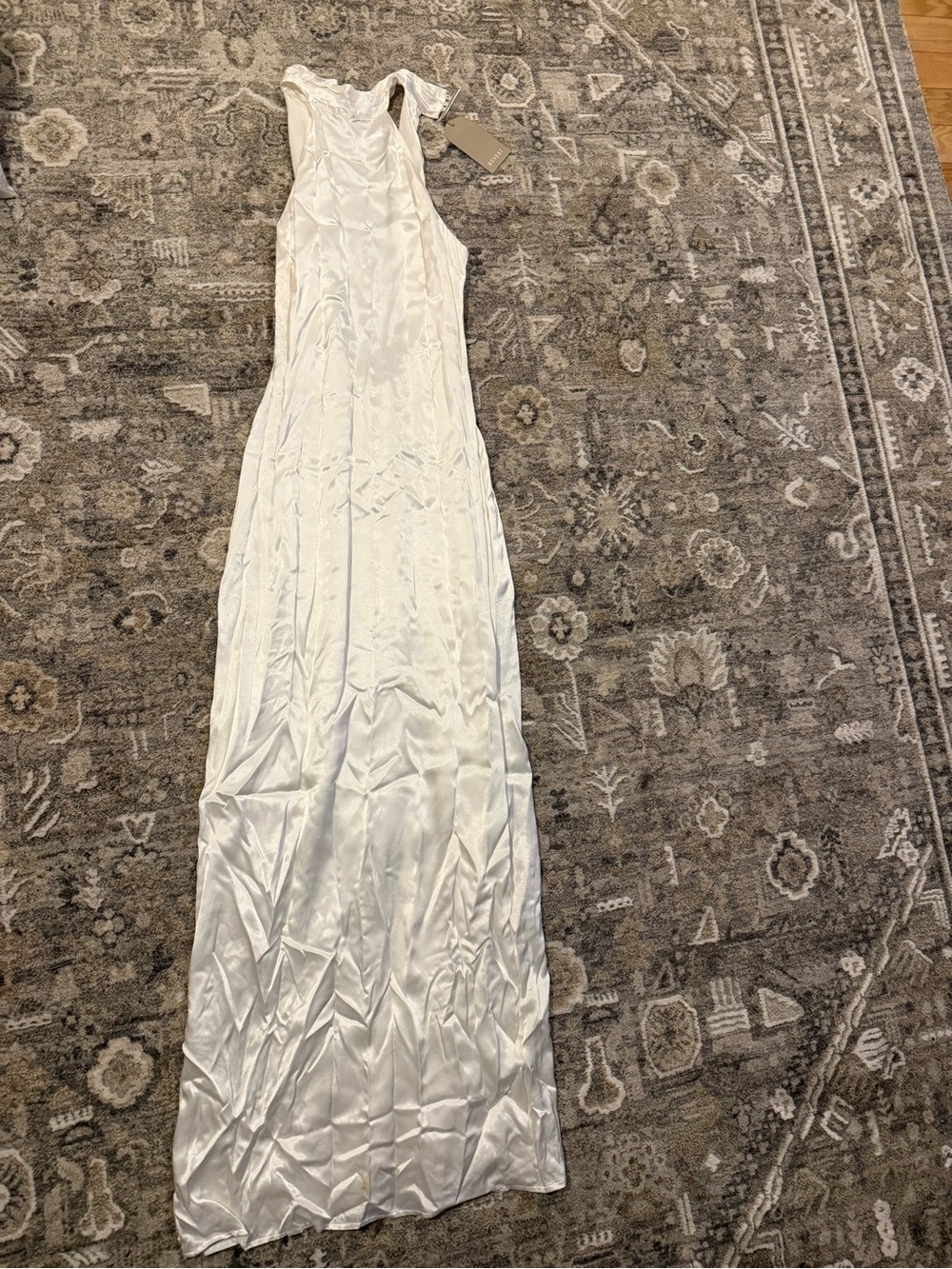 Meshki White Backless Halter Dress - Picture 4 of 4